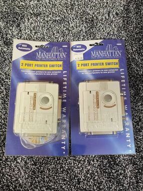 Vintage 2 Port Printer Switch #A76